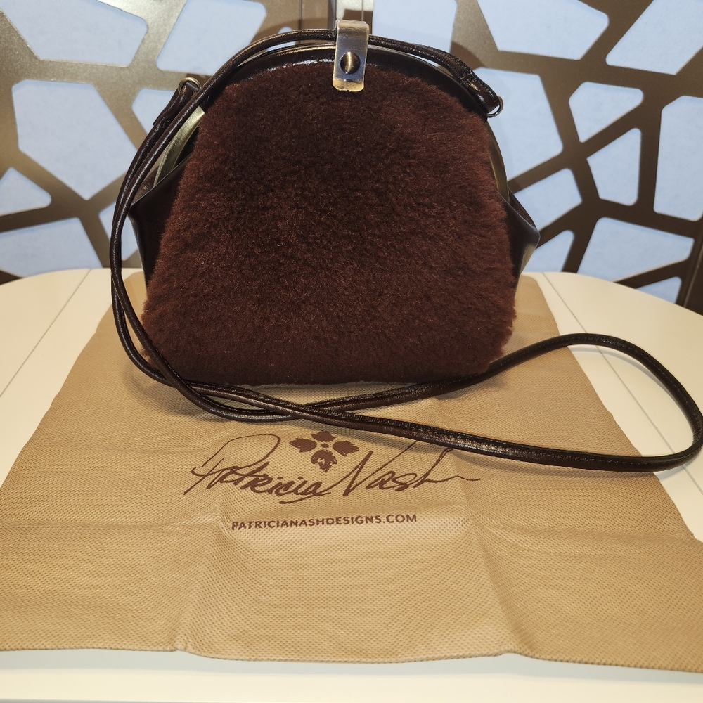 Patricia Nash Sherpa Collection Portafina Crossbody